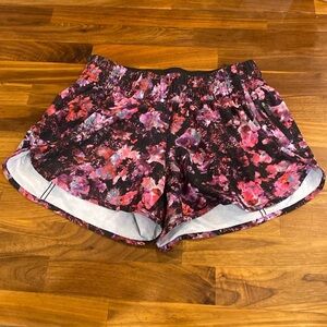 Lululemon Tracker Short Fluoro Floral 8